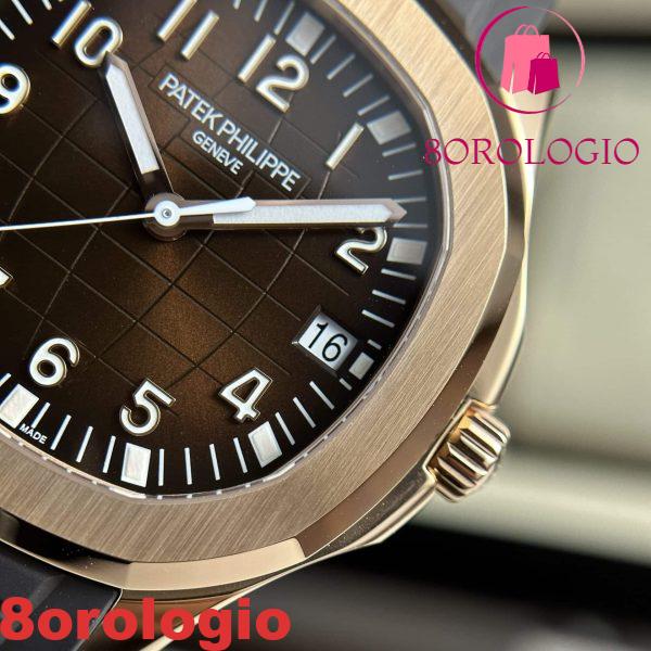 Replica di Alta Qualità Patek Philippe Aquanaut 5167R-001 Oro Rosa Quadrante Marrone 3K Factory 40.8mm Orologio - immagine 7