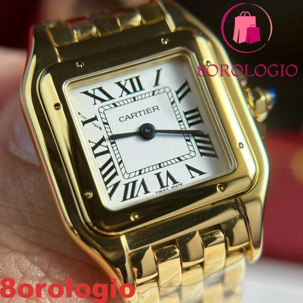 Cartier Panthère WGPN0047 Ladies Small Model Replica in Oro Giallo BVF 23mm X 30mm Orologio - immagine 6
