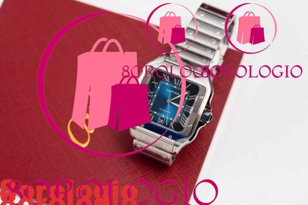 Cartier Santos Quadrante Blu Modello Grande Migliore Replica BVF 39.8mm Orologio - immagine 6