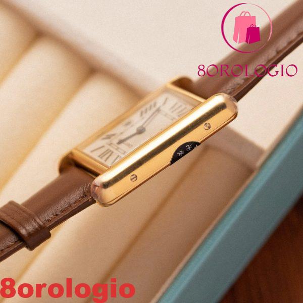 Cartier Tank Louis W1529756 Oro Giallo Pelle Replica AF 33,7mm X 25,5mm Orologio - immagine 5