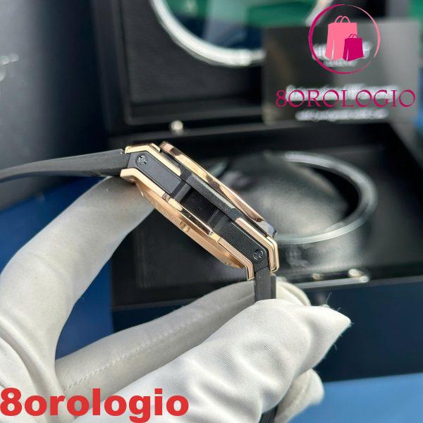 Hublot Big Bang Unico King Oro Quadrante Nero Cinturino in Gomma Replica BBF 42mm Orologio - immagine 5