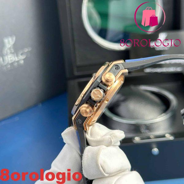 Hublot Big Bang Unico King Gold Quadrante Blu Migliore Replica BBF 42mm Orologio - immagine 5