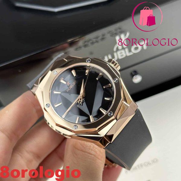 Replica Hublot Classic Fusion Orlinski King Gold Quadrante Nero 40mm Orologio - immagine 5