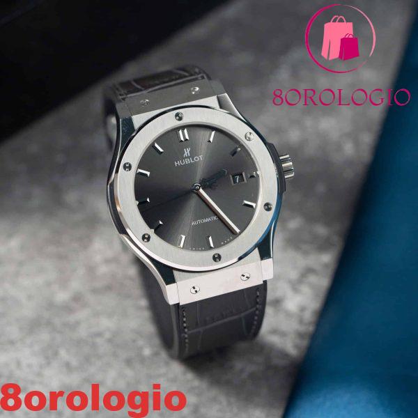 Hublot Classic Fusion Titanium Quadrante Racing Grey Miglior Replica JJF 42mm Orologio - immagine 7
