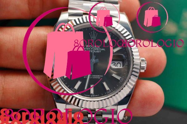 Rolex Datejust 126334 Quadrante Grigio Jubilee Replica Super Clone Clean Factory 41mm Orologio - immagine 5