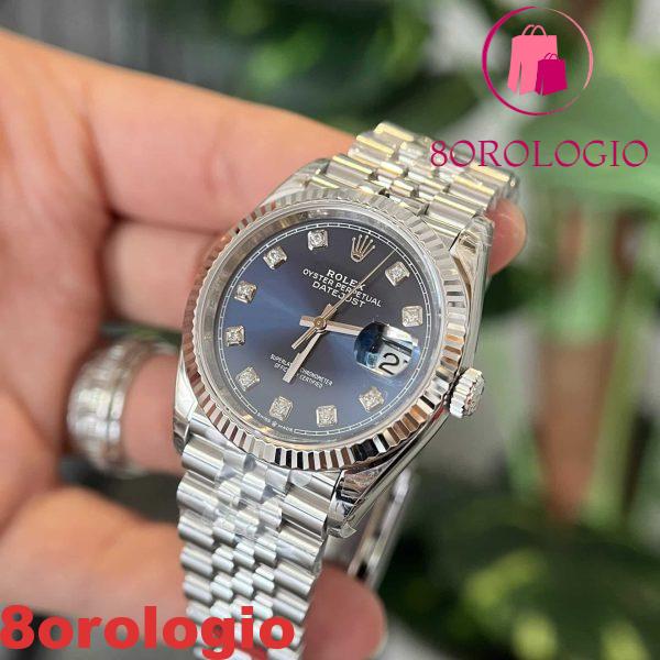 Rolex Datejust 36 126234-0037 Quadrante Blu con Diamanti Jubilee Replica di Alta Qualità VS Factory Orologio - immagine 5