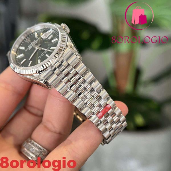 Rolex Datejust 36 126234-0051 Quadrante Verde Menta Luminoso Jubilee Replica di Alta Qualità VS Factory. Orologio - immagine 5