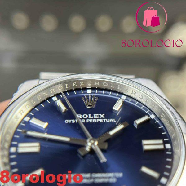 Rolex Oyster Perpetual 126000 Quadrante Blu Miglior Replica Clean Factory 36mm Orologio - immagine 6