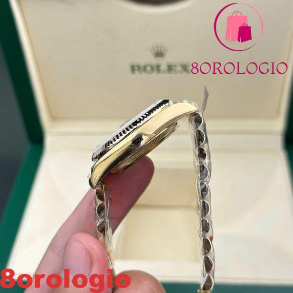 Rolex Day-Date 128238-0132 Quadrante Champagne con Diamanti Oro Giallo 158g Migliore Replica 1:1 QF 36mm Orologio - immagine 5