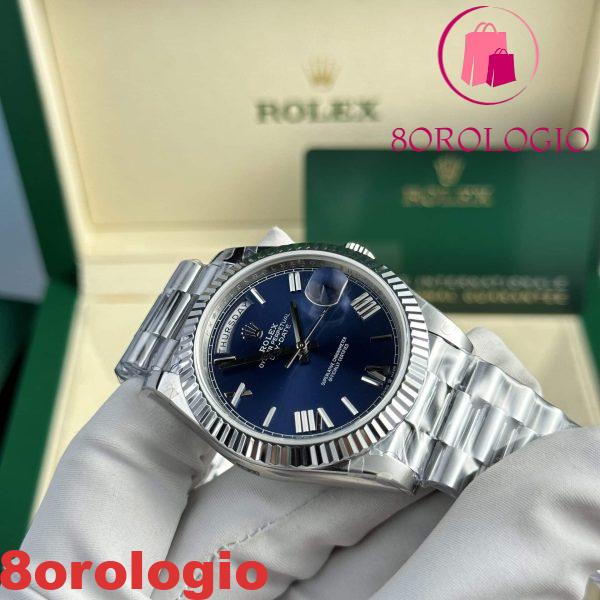 Rolex Day-Date 228239-0007 Quadrante Blu Romano 178g GMF V3 Migliore Replica 40mm Orologio - immagine 7
