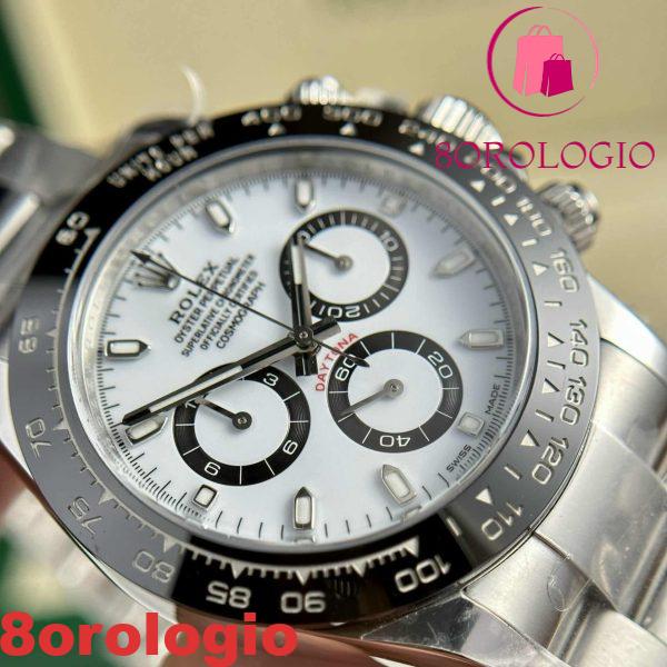 Rolex Daytona 116500LN Quadrante Bianco Panda Migliore Replica Clean Factory 40mm Orologio - immagine 8