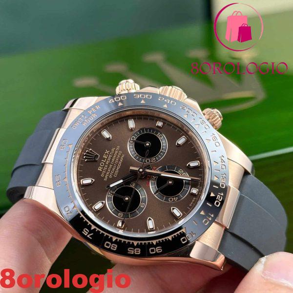 Rolex Daytona 116515LN-0041 Quadrante Cioccolato 18K Orologio Placcato Oro Migliore Replica 40mm Orologio - immagine 8