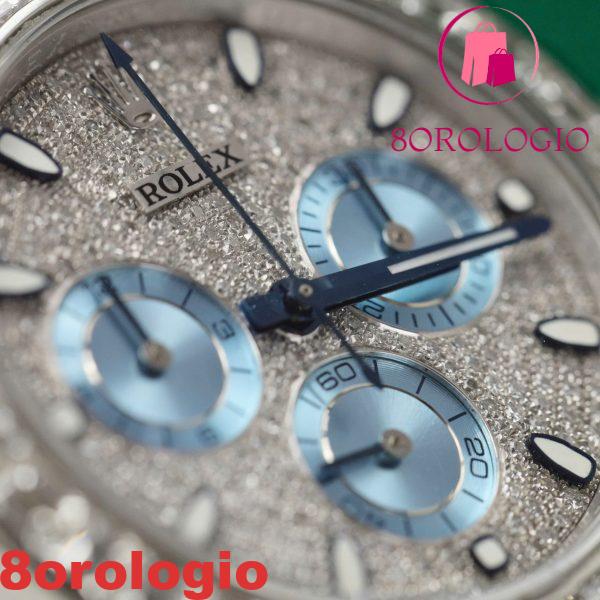 Rolex Daytona 116576TBR Custom Moissanite Bezel And Dial Oyster Bracelet 1:1 Miglior Replica 40mm Orologio - immagine 5