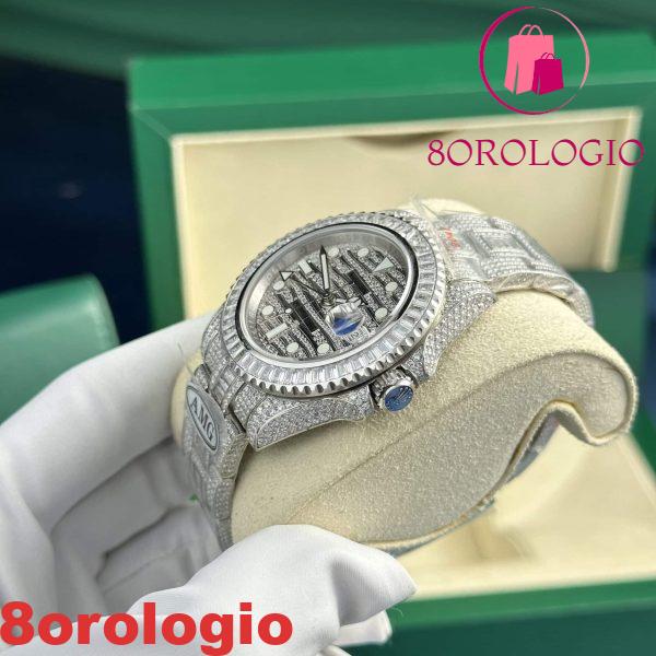 Replica Rolex GMT-Master II "Ice" 116769TBR Diamante AMG Factory 40mm Orologio - immagine 6