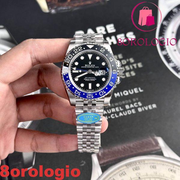 Rolex GMT-Master II 126710BLNR-0002 replica Badgirl Jubilee Bracelet Clean Factory 40mm Orologio - immagine 7
