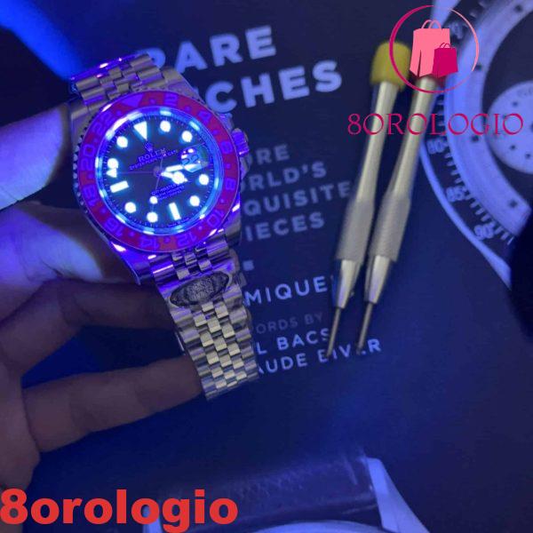 Replica Rolex GMT-Master II 126710BLRO Pepsi Jubilee V3 Clean Factory Migliore Qualità 40mm Orologio - immagine 8