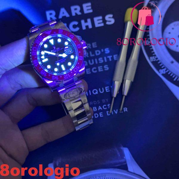 Rolex GMT-Master II 126710BLRO Pepsi Bracciale Oyster Clean Factory V3 Replica di Migliore Qualità 40mm Orologio - immagine 7