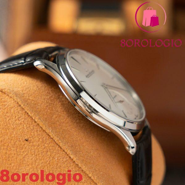 Replica Jaeger-LeCoultre Master Ultra Thin Small Seconds Q1218420 Quadrante Argento Pelle 39mm Migliore Orologio - immagine 5
