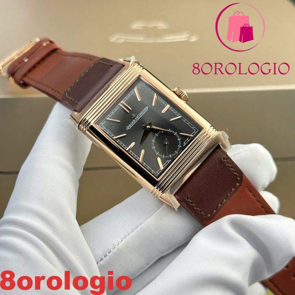 Jaeger-LeCoultre Reverso Tribute Duoface Oro Rosa Q396245J Replica Migliore MGF 47×28.3mm Orologio - immagine 6