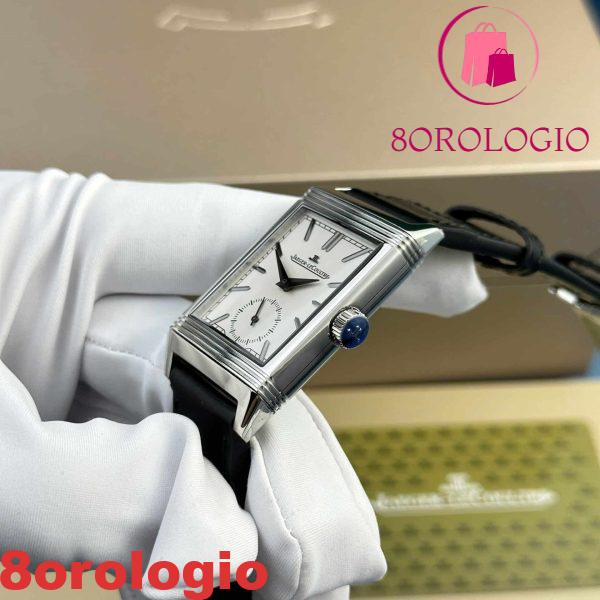 Jaeger-LeCoultre Reverso Tribute Monoface Small Seconds Q713842J Quadrante Bianco Migliore Replica MGF 45.6×27.4mm Orologio - immagine 6