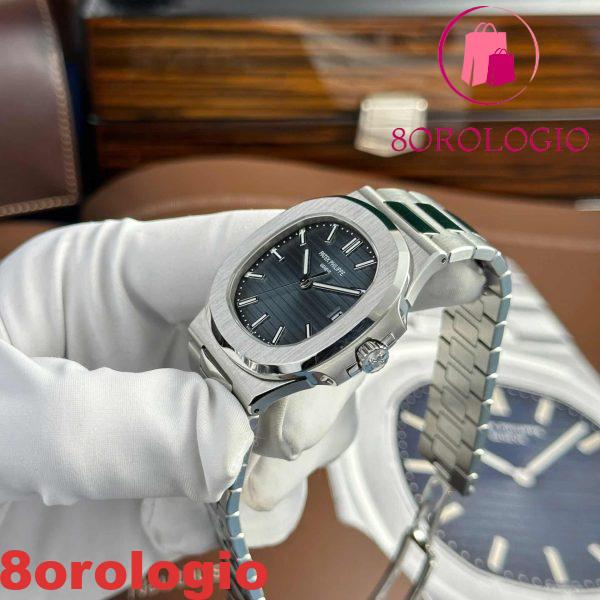Patek Philippe Nautilus 5711/1A-010 Quadrante Blu Modificato Max Opzioni Miglior Replica Super Clone 40mm Orologio - immagine 5