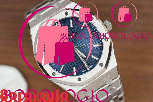 Audemars Piguet Royal Oak 15500ST Quadrante Blu Super Replica 41mm Orologio - immagine 9