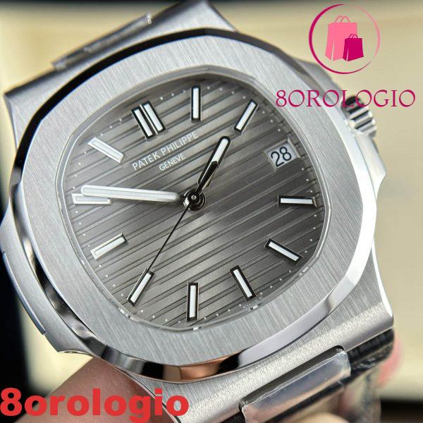 Patek Philippe Nautilus 5711G-001 Quadrante Grigio Migliore Replica 40mm Orologio - immagine 7