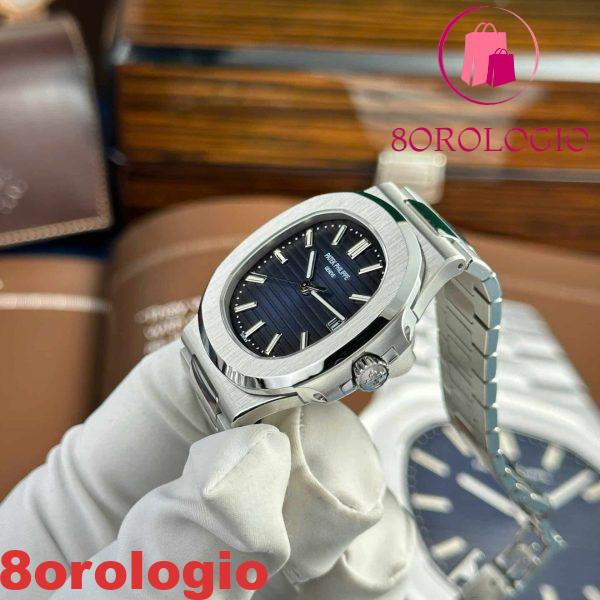 Patek Philippe Nautilus 5811/1G Quadrante Blu Replica Modificata Opzioni Complete Super Clone 41mm Orologio - immagine 5