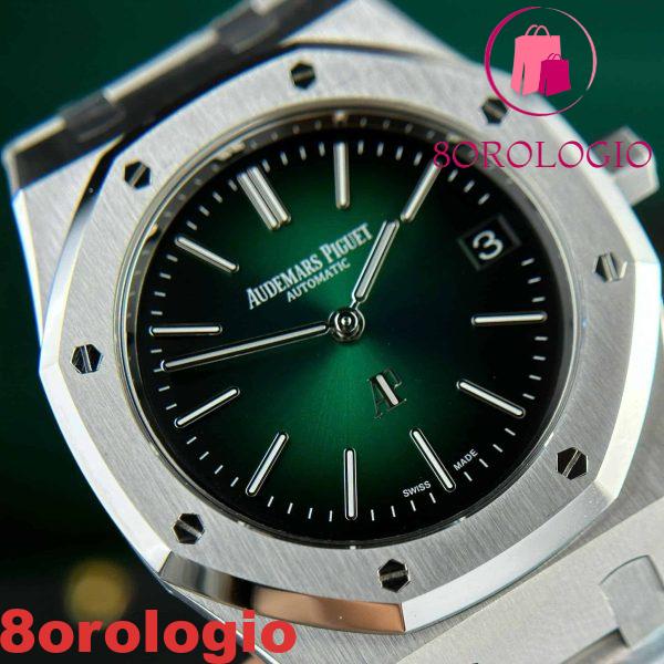 Audemars Piguet Royal Oak 16202PT Quadrante Verde Fumato Migliore Replica ZF 39mm Orologio - immagine 8