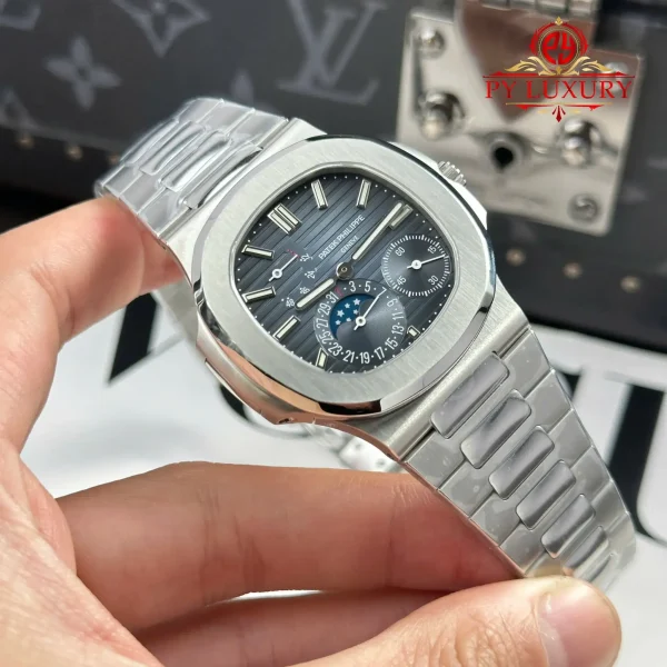 Patek Philippe Nautilus 5712/1A Quadrante Blu Replica di Alta Qualità PPF V3 40mm Orologio - immagine 5