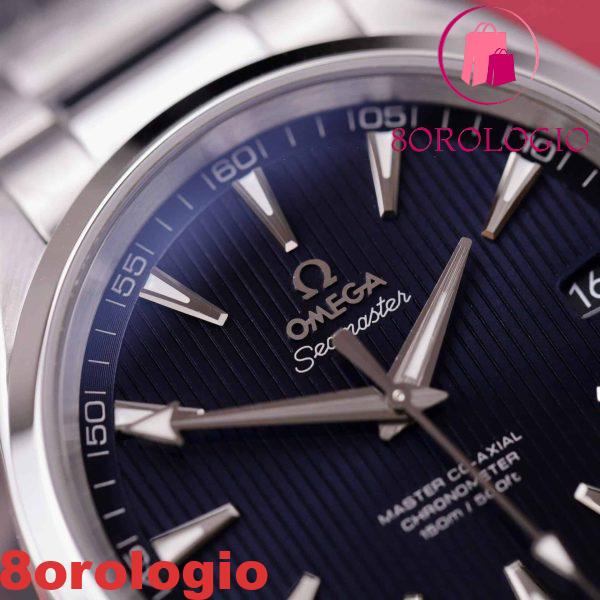 Omega Seamaster Aqua Terra 150M Quadrante Blu Scuro Migliore Replica 41mm Orologio - immagine 6