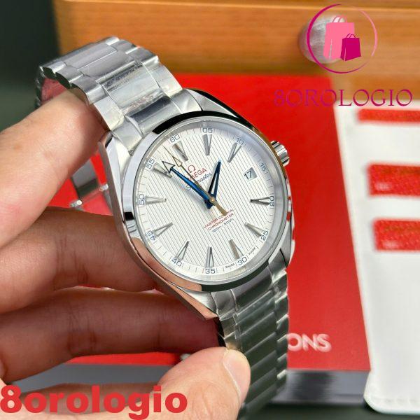 Omega Seamaster Aqua Terra 231.10.42.21.02.004 Quadrante Bianco Replica 1:1 Migliore VSF 41.5mm Orologio - immagine 6