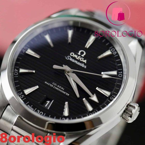 Omega Seamaster Aqua Terra Co-Axial Master Chronometer Quadrante Nero Replica Migliore VSF 41mm Orologio - immagine 7