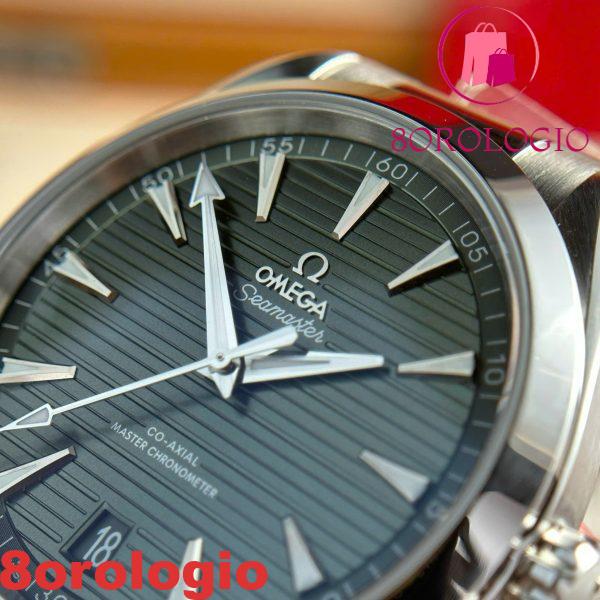 Replica Omega Seamaster Aqua Terra Co-Axial Master Chronometer Quadrante Verde VSF 41mm Orologio - immagine 7