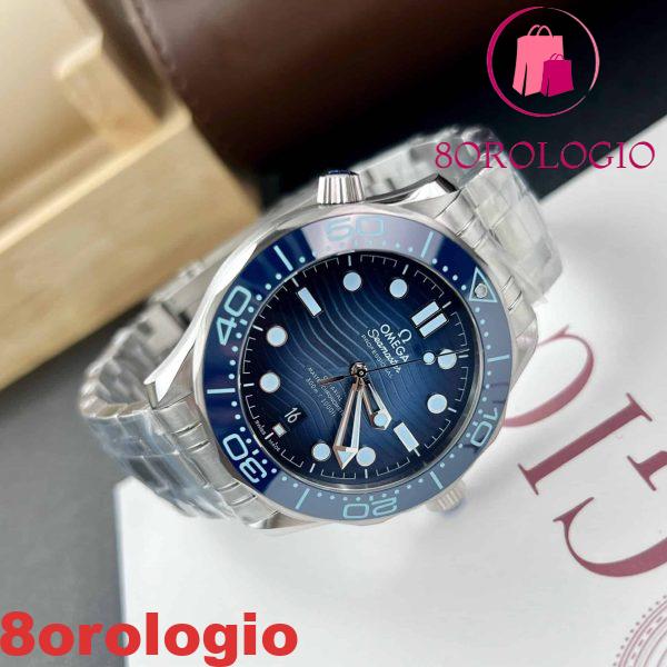 Omega Seamaster Diver 300M 210.30.42.20.03.003 Quadrante Blu Migliore Replica VSF 42mm Orologio - immagine 6