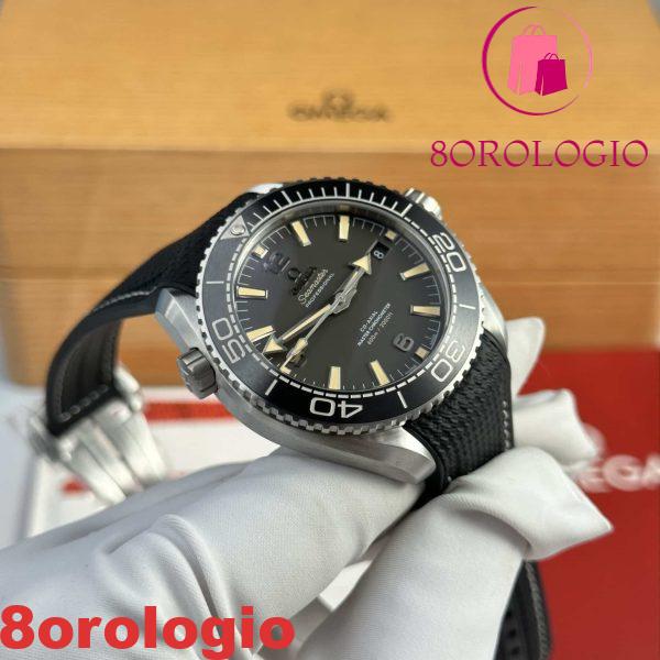 Omega Seamaster Planet Ocean 6000M Quadrante Grigio Cinturino in Gomma Replica Super Clone VSF 43.5mm Orologio - immagine 5