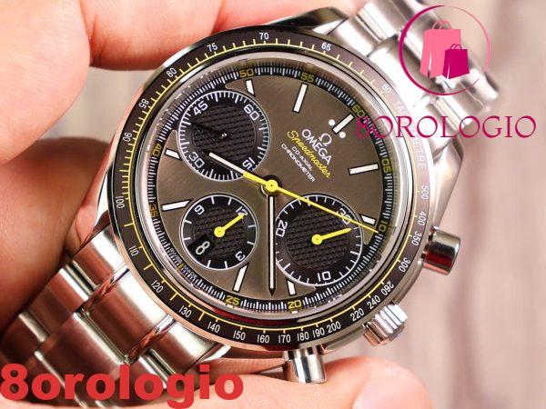 Omega Speedmaster Racing Co-Axial Chronometer Chronograph 326.30.40.50.06.001 Quadrante Grigio Replica 40mm Orologio - immagine 7