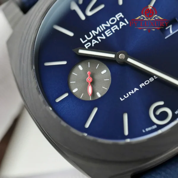 Panerai Luminor Marina Carbotech Luna Rossa PAM 1529 Quadrante Blu 1:1 Migliore Replica VSF 44mm Orologio - immagine 5