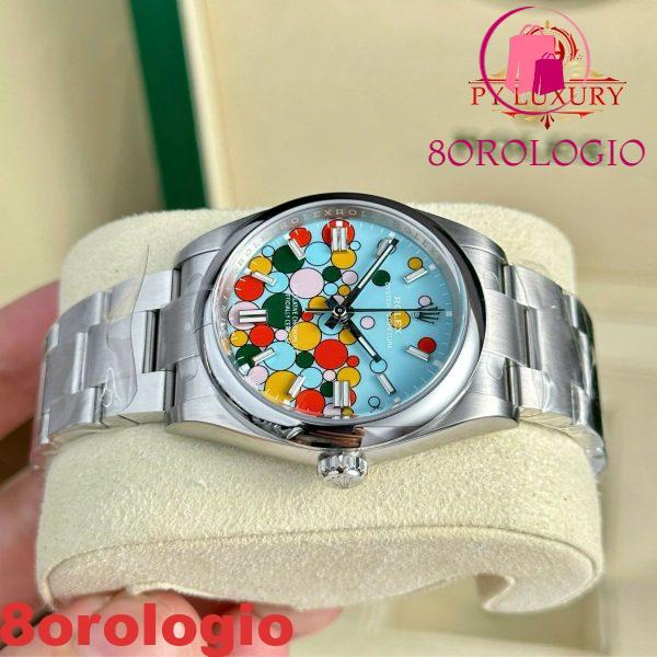 Rolex Oyster Perpetual 126000 Quadrante Celebration Migliore Replica Clean Factory 36mm Orologio - immagine 11
