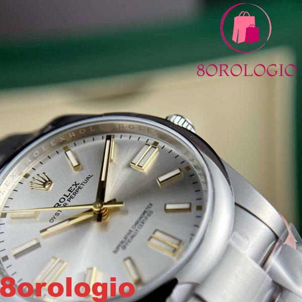 Replica di Alta Qualità Rolex Oyster Perpetual 41 124300-0001 Quadrante Argento Clean Factory Orologio - immagine 7