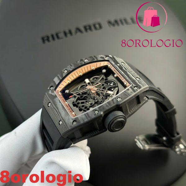 Richard Mille RM055 Asia Edition Bubba Watson Carbon TPT 1:1 Super Clone Best Replica APSF 42,7mm Orologio - immagine 10