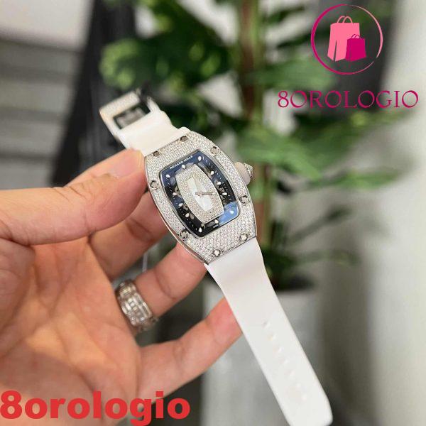 Richard Mille RM07-01 Full Diamond MOP Lip Replica 45.32 X 32.3mm Orologio - immagine 5