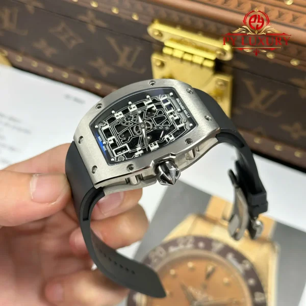 Richard Mille RM67-01 Titanio Extra-Piatto Cinturino in Gomma Miglior Replica 38.7mm X 47.5mm Orologio - immagine 10