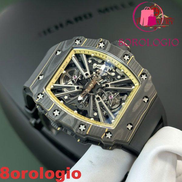 Richard Mille RM12-01 Tourbillon NTPT Carbon Edizione Limitata Replica 1:1 Migliore Edizione 48mm X 39.30mm Orologio - immagine 11