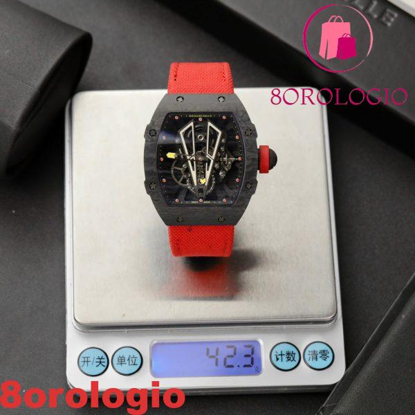 Richard Mille RM27-03 Rafael Nadal Tourbillon Black Carbon TPT Miglior Replica BBR 40.3mm Orologio - immagine 6