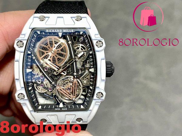 Richard Mille RM27-05 Flying Tourbillon Rafael Nadal Carbonio Replica 37.25×47.25mm Orologio - immagine 6