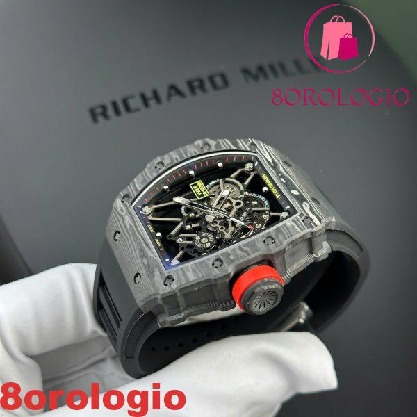 Richard Mille RM35-01 Rafael Nadal Carbon TPT Miglior Replica BBR V3 49.94mm X 44.5mm Orologio - immagine 9