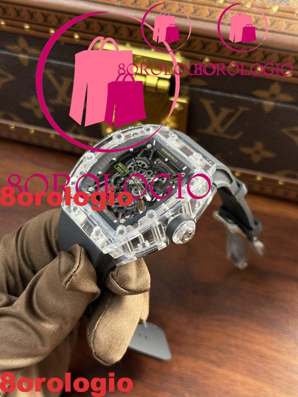 Richard Mille RM35-01 Rafael Nadal Zaffiro Migliore Replica Sonic Factory 42mm Orologio - immagine 8