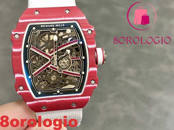 Richard Mille RM67-02 Mutaz Barshim Quart TPT Extra Flat Replica 1:1 Super Clone 38,7 X 47,52 mm Orologio - immagine 5