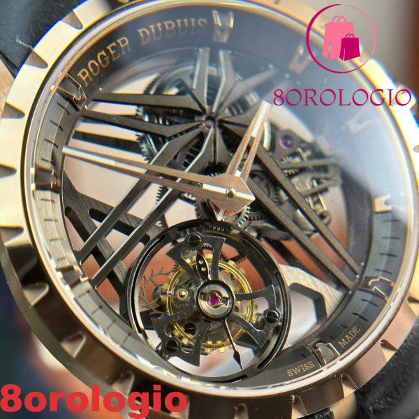 Roger Dubuis Excalibur Monotourbillon Oro Rosa RDDBEX0836 Replica BBR 42mm Orologio - immagine 7
